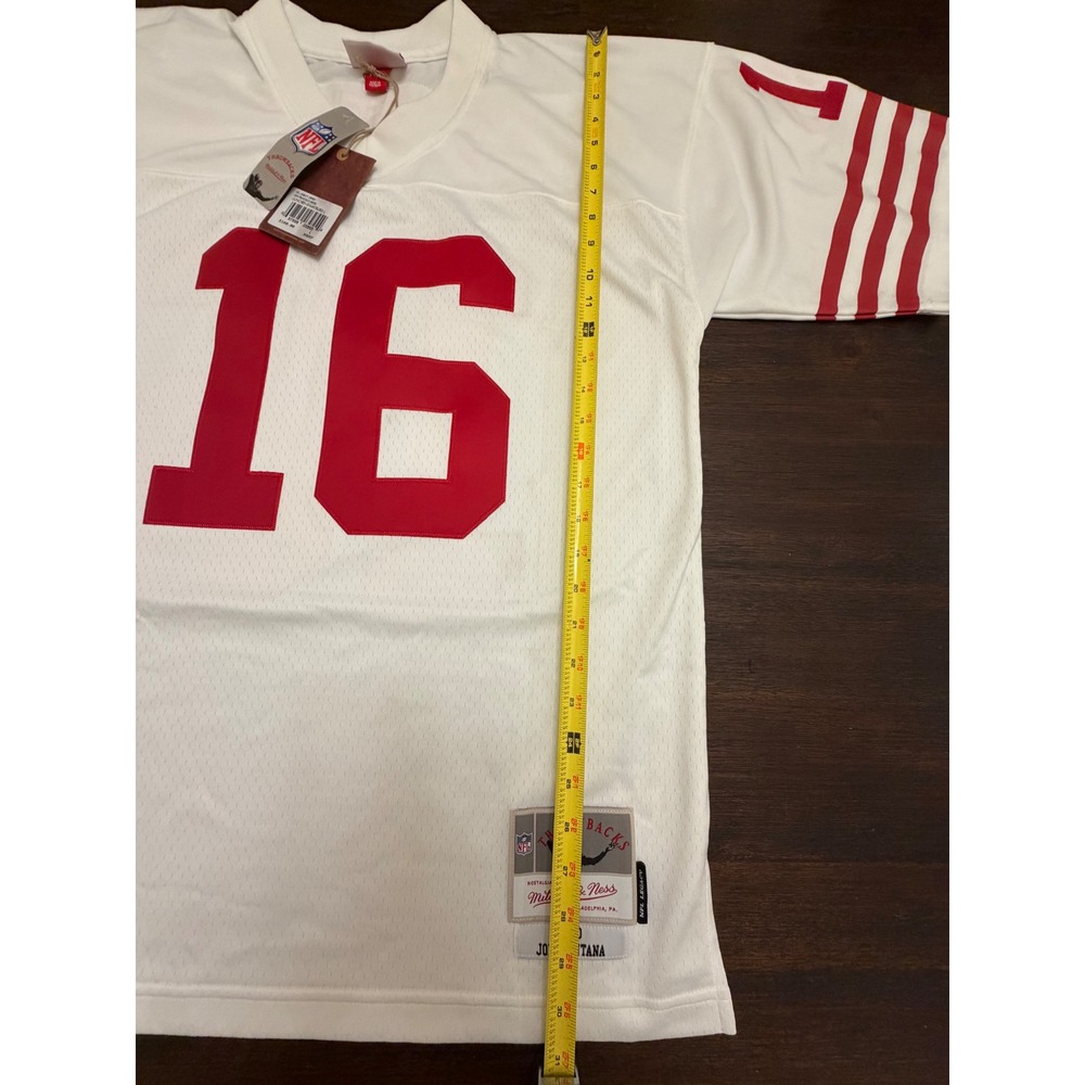 Mitchell & Ness Joe Montana San Francisco 49ers 1990 Legacy Jersey  Mens Large - Picture 4 of 11